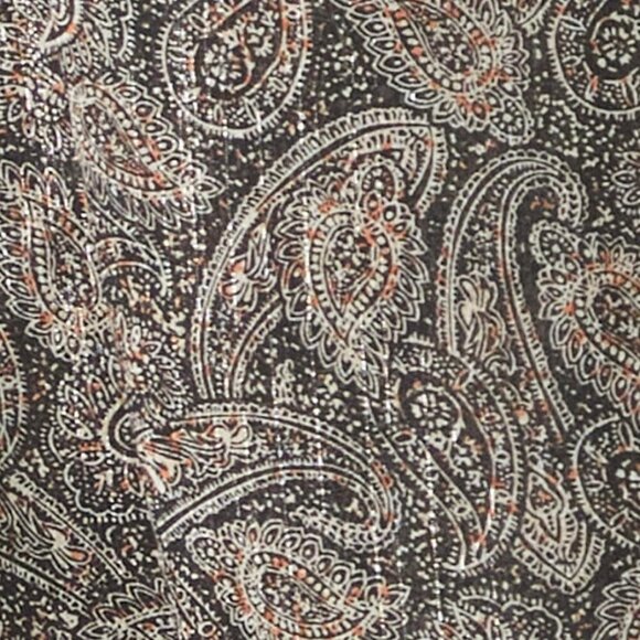 Misa Los Angeles “Donna” Paisley Shimmer & Ruffle Long-Sleeve Dress – XXS NWT! - Picture 7 of 14